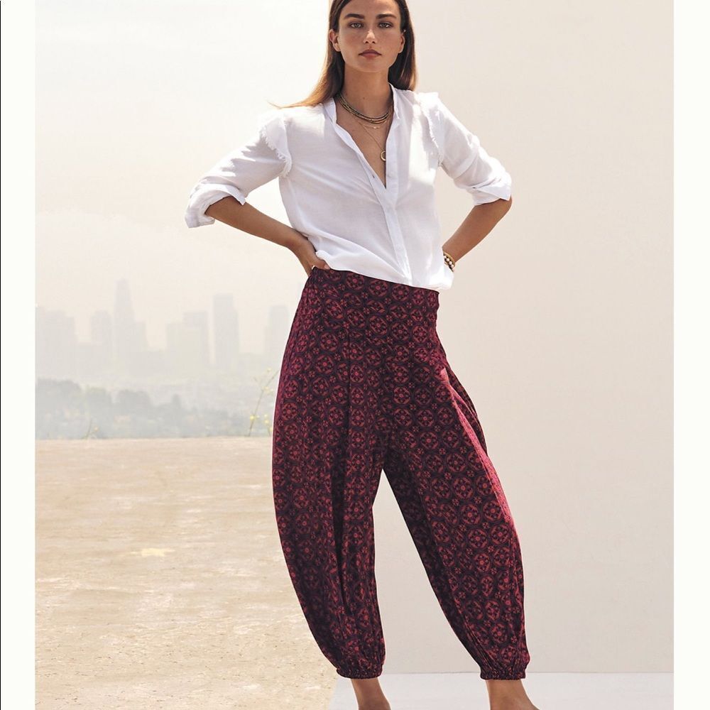 Anthropologie Mosaic Printed Harem Pants NWT